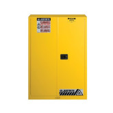 Justrite 894500 Safety Cabinet, 45 gal Ex Classic, Yellow
