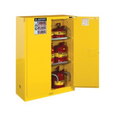 Justrite 894520 Safety Cabinet, 45 gal EX Classic, Yellow