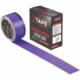 JTAPE 1058.5010 Perforated+ Trim Lifting Tape, 2" x 33', Translucent Purple