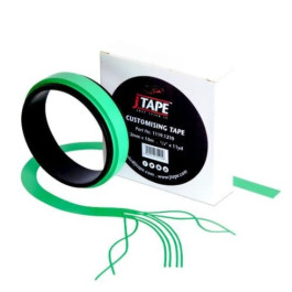 JTAPE 1119.1210 Customizing Tape, 12mm x 10m, Green Fine Line Striping Tape