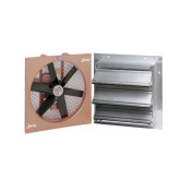 Jenny Products D2033XV Direct Drive Fan, 1/3 HP Explosion Proof Variable Speed with 20" Blade and Shutter