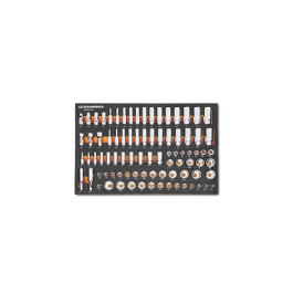 Gearwrench GWMSSKT38SAE 3/8" Drive Master SAE Socket Set in Foam Storage Tr