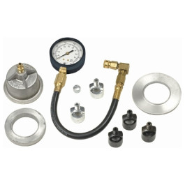 GearWrench 3289 Oil Pressure Check Kit, Metal, 10 Piece, 0-100 PSI Gauge