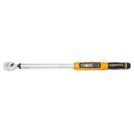 Gearwrench 85077 Electronic Torque Wrench, Fixed Head, 1/2" Drive, 25 to 250 ft lb