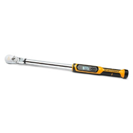 Gearwrench 85079 Flex Head Electronic Torque Wrench with Angle, 1/2" Drive, 25 to 250 ft lb