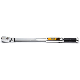 Gearwrench 85196 Electronic Torque Wrench with Angle, 1/2 Inch Drive, 120XP, Flex Head, 25-250 ft-lb