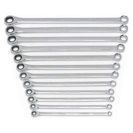 Gearwrench 85988 GearBox XL Double Box Ratcheting Wrench Set, Metric, 72 Tooth, 12 Point, 12 Piece