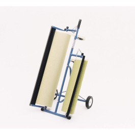 Keysco 33002 Dual Vertical Masker, Steel Frame, Holds Two Rolls, Adjustable Width, Portable