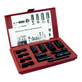 Ken-Tool 30171 Wheel Cover and Wheel-Lock Removal Kit, 1/2" Drive, 13 Piece