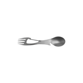 Kershaw 1145 Ration XL Eating Utensil, Fork, Spoon, Bottle Opener, Carabine