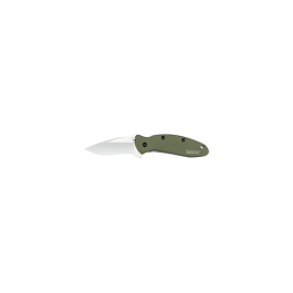 Kershaw 1620OL Scallion Assisted Folding Pocketknife, 2.4" 420HC Blade, Oli