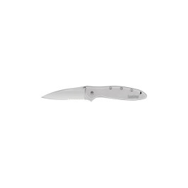 Kershaw 1660ST Leek Assisted Folding Pocketknife, 3" Partially Serrated 14C