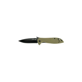 Kershaw 6054BRNBLK CQC-4K Folding Knife, 3.25" 8Cr14MoV Blade, Coyote Brown