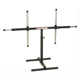 Keysco 77782 Bumper Stand, Adjustable, Aluminum, Black Powdercoated