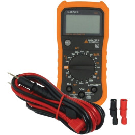 Lang 13809 CAT III Digital Multimeter, Auto-Ranging, Backlit Display