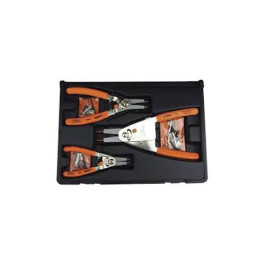 Lang 1465 Quick Switch Retaining Ring Pliers Set, Internal 1/4 inch to 4 inches, External 1/8 inch to 4 inches, 3 Piece Set