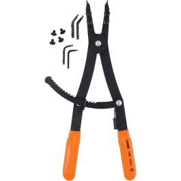 Lang 1486 Heavy Duty External Retaining Ring Pliers, 0.038" Tip, 6-3/4" Long, Convertible Jaw Design
