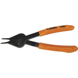 Lang 3483 Straight Snap Ring Plier, 0.038" Tip, Internal Use