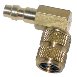 Kastar 74852 Schrader GM Right Angle Adapter, Quick Coupler Plug, For TU-55