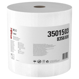 Kimberly-Clark 35015 WypAll GeneralClean X50 Cleaning Cloths Jumbo Roll, Wh