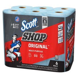 Kimberly-Clark 75180 Scott Shop Towels Original Standard Roll Towels, 9.4"