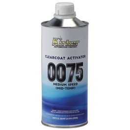 Kirker Automotive Finishes 0075-4 Medium Clearcoat Activator, 4:1 Mixing Ra