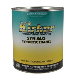 Kirker Automotive Finishes 275-1 SYN-GLO Synthetic Enamel Topcoat, Black, 8