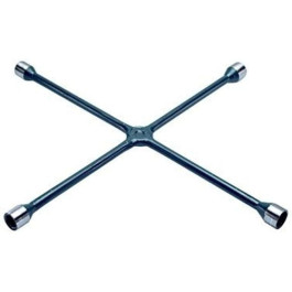 Ken-Tool 35656 4 Way Professional Lug Wrench,  Heat-Treated Carbon Steel, Cross Design