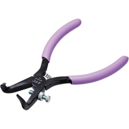 NEPROS AP205B Clip Clamp Pliers, 80 Degree Tip, 142 mm Length, Plastic Lock