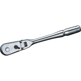 NEPROS NBR290F 1/4" Drive Flex-Head Ratchet Handle, 90 Tooth, 4 Degree Feed
