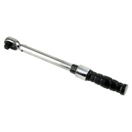 K-Tool International 72120A Ratcheting Torque Wrench, 3/8" Drive, 30 to 250 in lb, Click Style, Dual Scale, Quick Release, Carrying Case