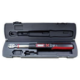 K-Tool International 72130 Digital Torque Wrench, 3/8" Drive, 10 to 100 ft lb, Backlit LCD, Non Slip Grip