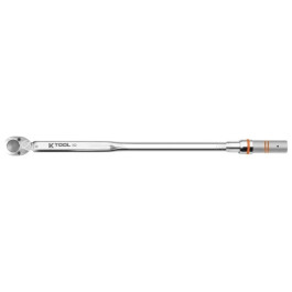 K-Tool International XD4C600 Click Torque Wrench, 3/4 Inch Drive, 120 to 600 Foot Pounds, Dual Scale, Detent Lock, Calibration Certificate and Case