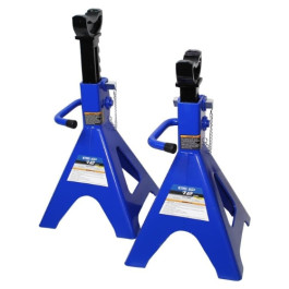 K-Tool International XD61211 12 Ton Automotive Jack Stands, Adjustable Height 19.75 to 30.25 Inch, Pair