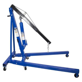 K-Tool International XD63421 Foldable Engine Crane, 2 Ton Capacity, 86.5 Inch Lift Range