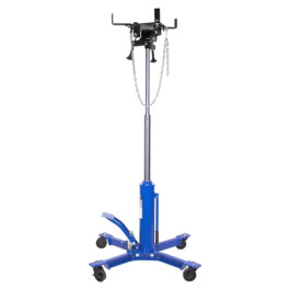 K-Tool International XD63505 Two Stage Under Hoist Transmission Jack, 1000 Pound Capacity, 35 to 74.2 Inch Lift Range, 4 Inch Swivel Casters
