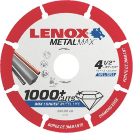 IRWIN Hanson 1972921 Lenox Tools Cutting Wheel, Diamond Edge, 4-1/2 Inch
