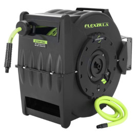 Flexzilla L8335FZ Pro Levelwind Retractable Air Hose Reel, 1/2 Inch x 50 Foot Hybrid Polymer, 300 psi, ZillaGreen  Flexzilla L8335FZ Pro Levelwind Retractable Air Hose Reel, 1/2 Inch x 50 Foot Hybrid Polymer, 300 psi, ZillaGreen