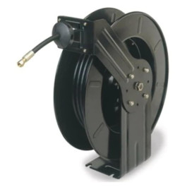 Legacy Manufacturing L8621 Grease Hose Reel, retractable open face single arm, 1/4 inch ID x 50 feet hose, 5000 psi