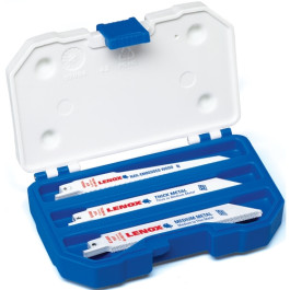 Lenox 1073415RKG Bi-Metal General Purpose Reciprocating Saw Blade Kit, 6" B