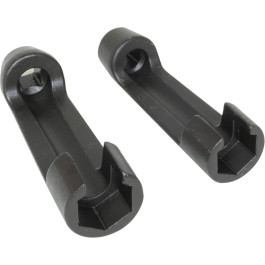 Lisle 12490 Line Sockets, 17 mm and 21 mm, Fuel Line Specialty Sockets, 3/8 inch Drive