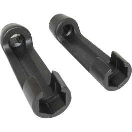 Lisle 12540 Fuel Line Socket, 21 mm, Alloy Steel, 3/8 Inch Square Drive, Paccar MX Series Compatibility