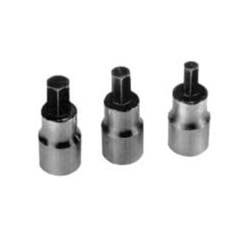 Lisle 12550 Brake Caliper Bit Set, 3 piece, 3/8 inch drive