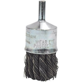 Lisle 14040 1 Inch Wire End Brush, Knot End, 20000 RPM Max, 0.020 Inch Wire