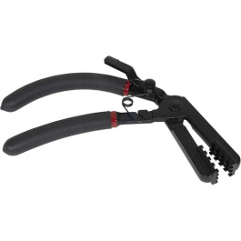 Lisle 17460 Curved Hose Clamp Pliers, Cross-Cut Tip