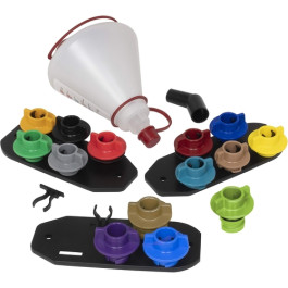 Lisle 19912 Multi-Application Oil Funnel Set, 14-Piece