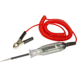 Lisle 28830 Digital Circuit Tester, Alloy Steel, 3 to 49 Volt, 12 Foot Coil Cord