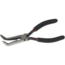 Lisle 42880 Plastic Clip Removal Pliers, 80 Degree Angle, Alloy Steel, Built In Cutter