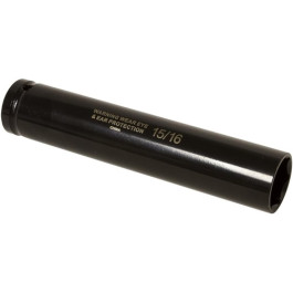 Lisle 49020 15/16" Truck Cage Bolt Socket, Extra-Deep, Alloy Steel, 1-2/8" Overall Length