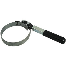 Lisle 54200 Swivel Grip Oil Filter Wrench, 4-5/16 to 4-3/4 Inch, Stainless Band, Vinyl Handle